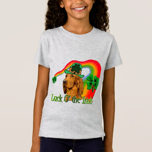 Irish Setter St Patricks T-Shirt (Vorderseite)