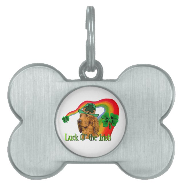 Irish Setter St Patricks Tiermarke (Vorderseite)