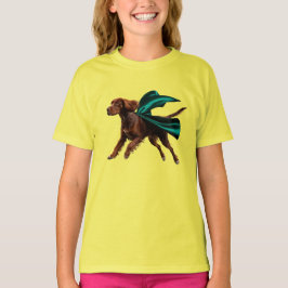 Irish Setter Superhero Kid's T - Shirt