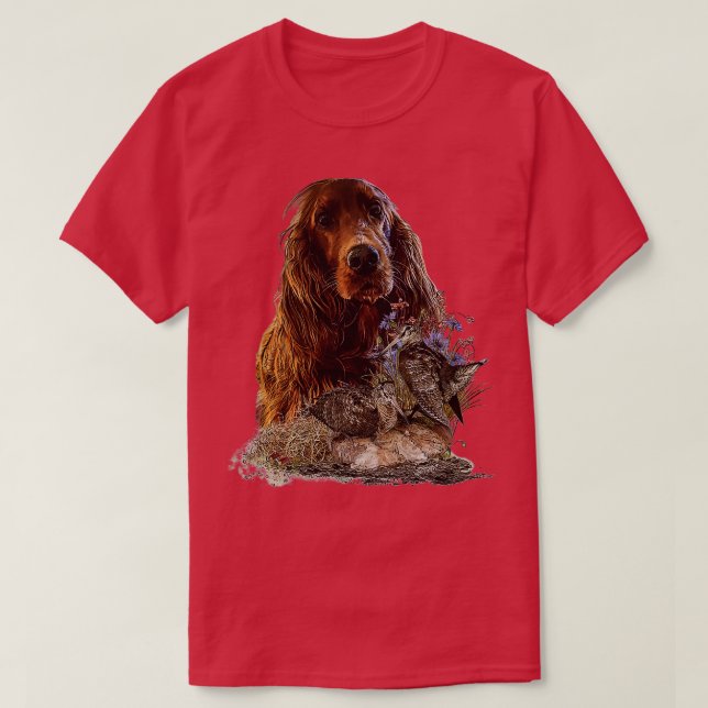 Irish Setter T-Shirt (Design vorne)