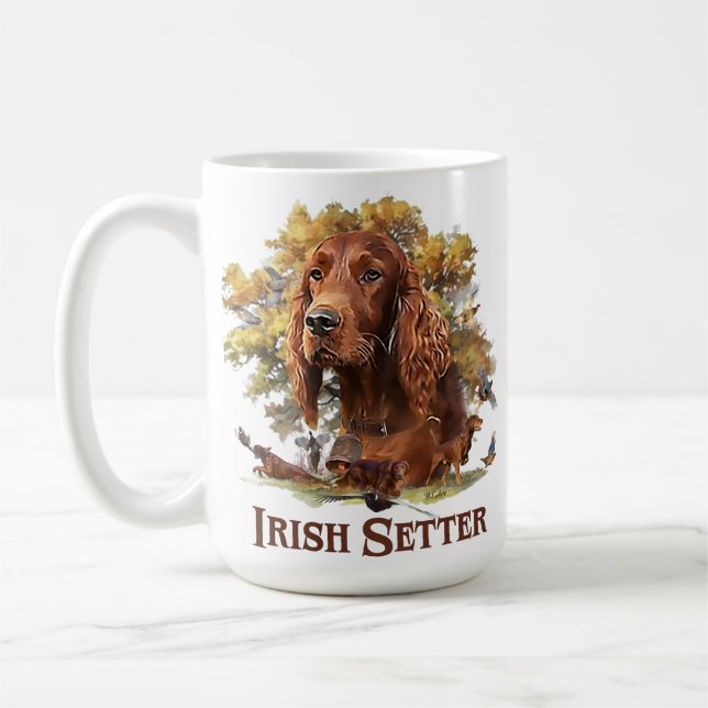 Irish Setter - Ultimate Upland Bird Dog Kaffeetasse (Links)