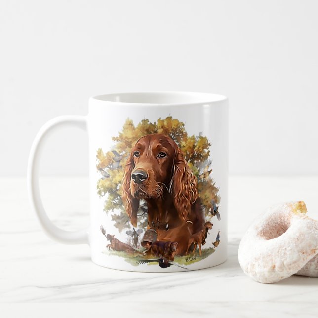 Irish Setter - Ultimate Upland Bird Dog Kaffeetasse (Mit Donut)