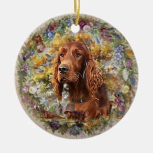 Irish Setter - Ultimate Upland Bird Dog Keramik Ornament