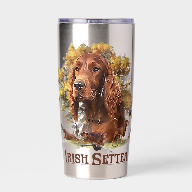 Irish Setter - Ultimate Upland Bird Dog Thermobecher (Rückseite)