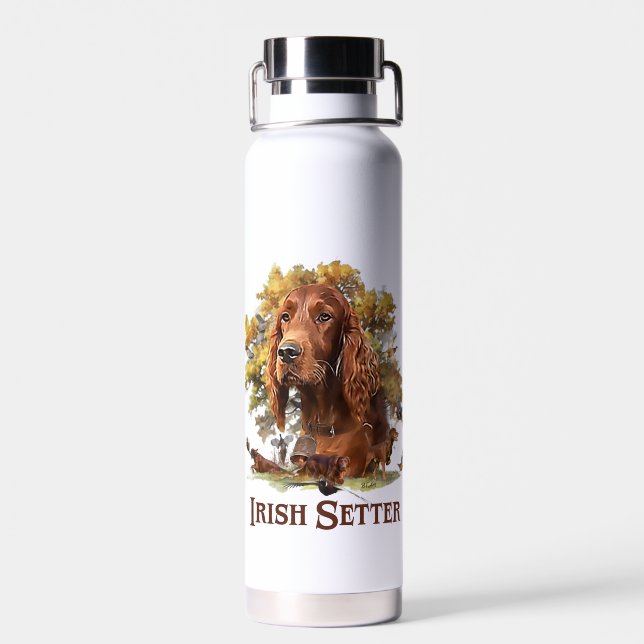 Irish Setter - Ultimate Upland Bird Dog Trinkflasche (Rückseite)