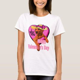 Irish Setter Valentinstag Geschenke T-Shirt