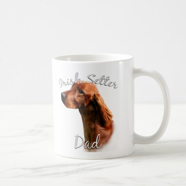 Irish Setter Vater 2 Tasse (Rechts)