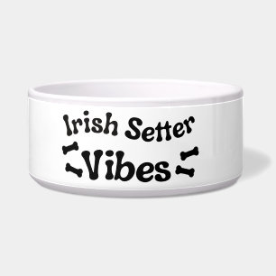 Irish Setter Vibes Keramik Dog Bowl Napf