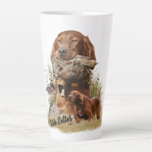 Irish Setter , Walcockjagd, Art Milchtasse