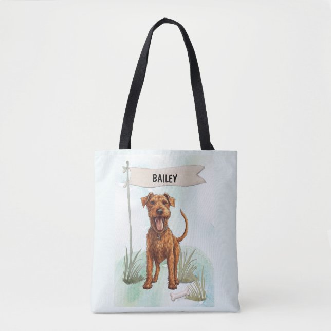 Irish Setter Wasserfarben Personalisierter Hund (Vorderseite)