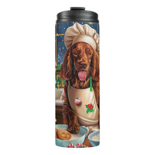 Irish Setter Weihnachtsbäckerei: Festliches Weihna Thermosbecher