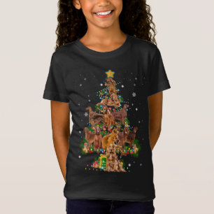 Irish Setter Weihnachtsbaum Funny Dog Lover Xmas P T-Shirt