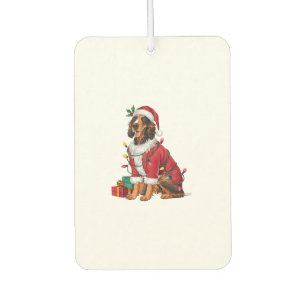 Irish Setter Xmas Lighting Santa Irish Setter Dog Autolufterfrischer