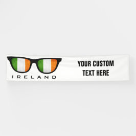 Irish Shades benutzerdefinierte Text- und Farbbann Banner