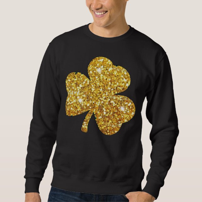 Irish Shamrock  Green C St Patrick s Day Sweatshirt (Vorderseite)