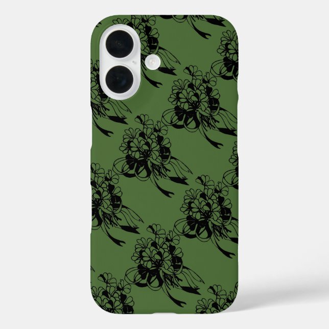 Irish Shamrock Green St. Patrick's Day Case-Mate iPhone Hülle (Rückseite)