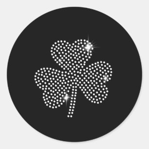 Irish Shamrock Grüner Klee St Patricks Day Und Pa Runder Aufkleber