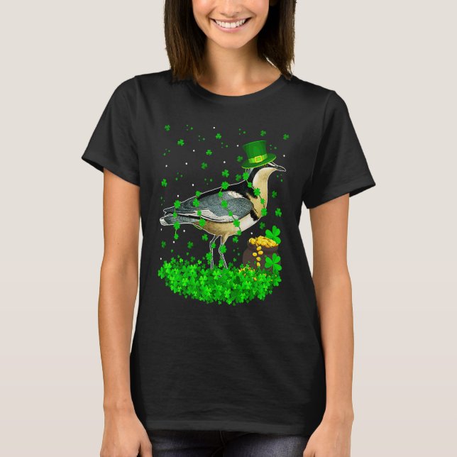 Irish Shamrock Leprechaun P Bird St Patrick's Day T-Shirt (Vorderseite)