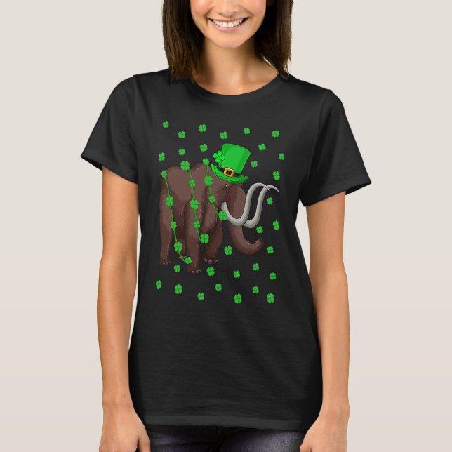 Irish Shamrock Leprechaun Woolly St Patrick's Day T-Shirt (Vorderseite)