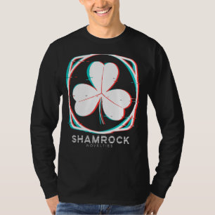 Irish Shamrocks Maske für Halloween St Patrick S T-Shirt