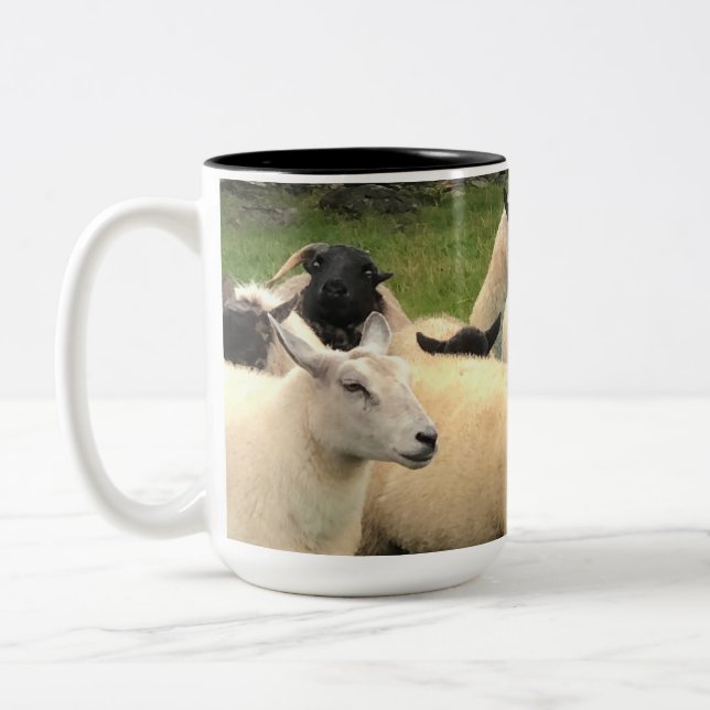 Irish Sheep Tee und Kaffee Tasse (Links)
