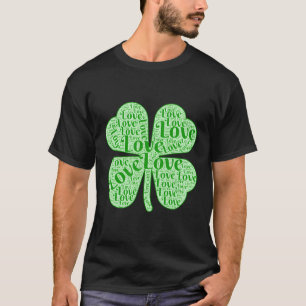 Irish Shirts for Women Vierblättriges Kleeblatt St