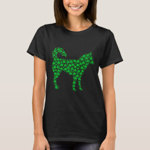 Irish Siberian Husky Dog Liebe Kleeblatt St Patric T-Shirt