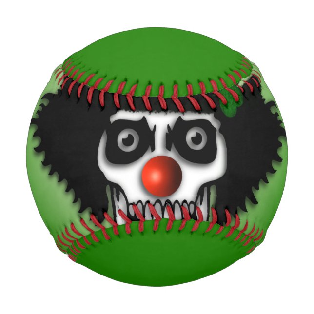 Irish Skeleton Clown Green Baseball (Vorderseite)