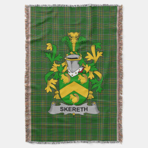 Irish Skereth oder Skerret Coat of Arms Family Cre Decke