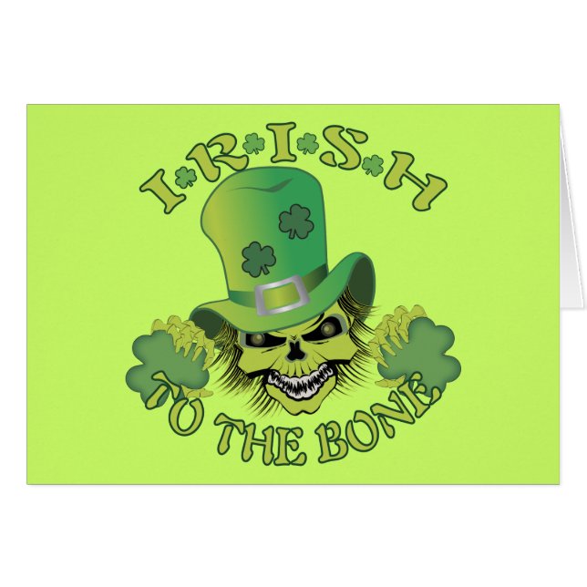 Irish Skull (Vorderseite (Horizontal))