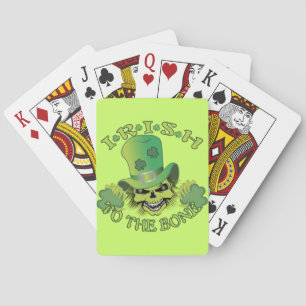 Irish Skull Spielkarten
