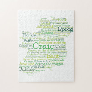 Irish Slang Map Puzzle
