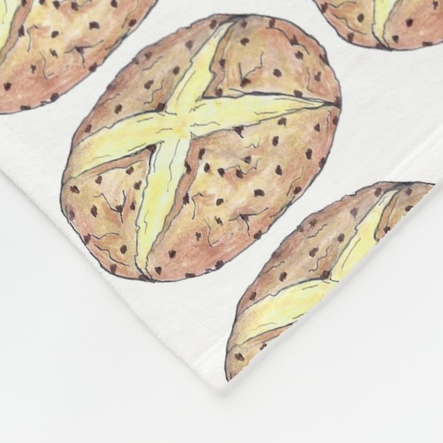 Irish Soda Broad Loaf St. Patrick's Day Baking Fleecedecke (Ecke)