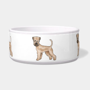 Irish Soft-Coated Wheaten Terrier Cartoon-Hunde Napf