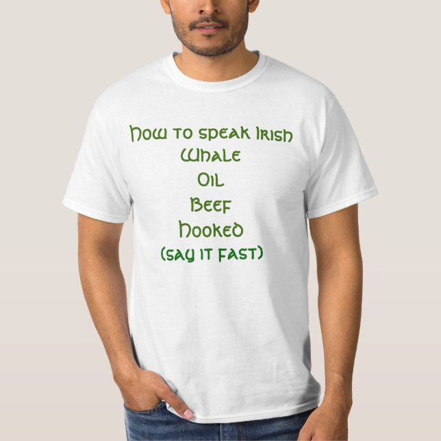 Irish Spaß T - Shirt (Vorderseite)