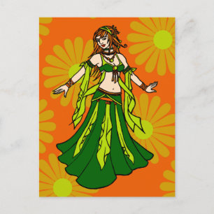 Irish Spring Bly Dancer Postkarte