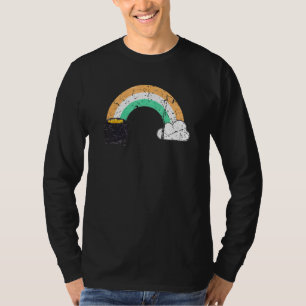 Irish St Paddy's Day Pot O' Golden Coins Regenboge T-Shirt