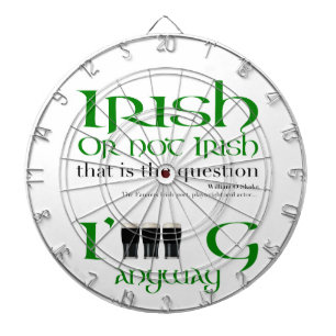 Irish St Patrick's Day Dartboard Dartscheibe