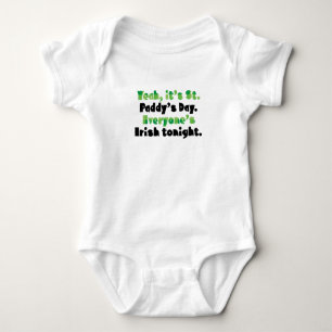 Irish St Patrick's Day Gift Friends Baby Strampler