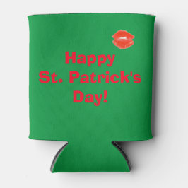 Irish St Patricks Day Green Red Lips 4Sean Dosenkühler