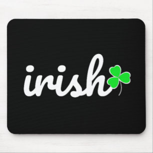 Irish St. Patrick's Day Lucky Kleeblatt Mousepad