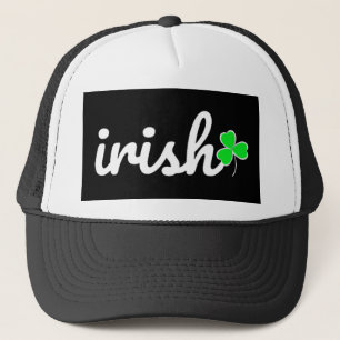 Irish St. Patrick's Day Lucky Kleeblatt Truckerkappe