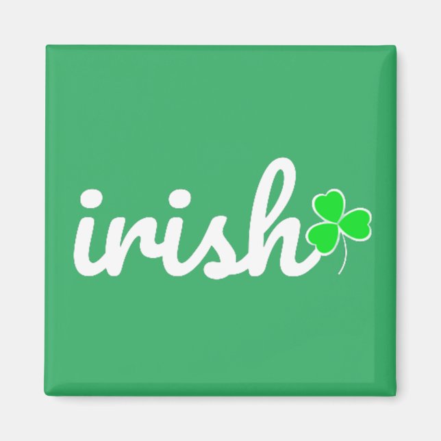 Irish St. Patrick's Day Magnet (Vorne)