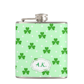 Irish St. Patrick's Day Muster Flachmann