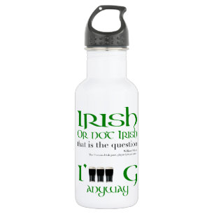 Irish St Patrick's Day Water Flasche Edelstahlflasche