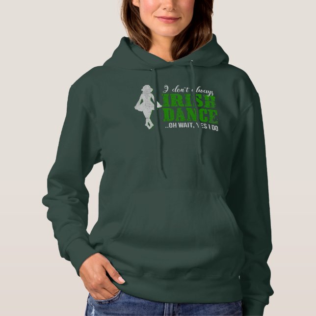 Irish Step Dance Girl Ireland Dancing Irish Dance Hoodie (Vorderseite)