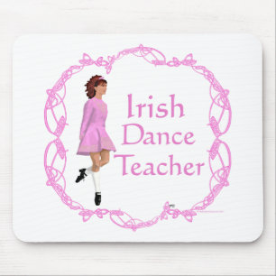 Irish Step Dance-Lehrer - Pink Mousepad