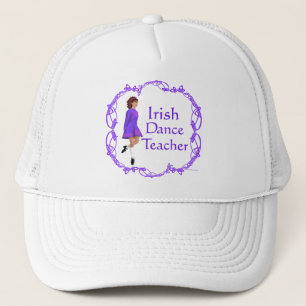 Irish Step Dance Lehrer - Violett Truckerkappe