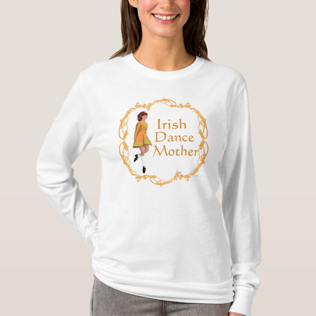 Irish Step Dance Mother - Gold T-Shirt (Vorderseite)