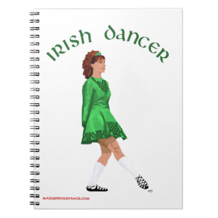 Irish Step Dancer Journal - Soft Shoe Notizblock